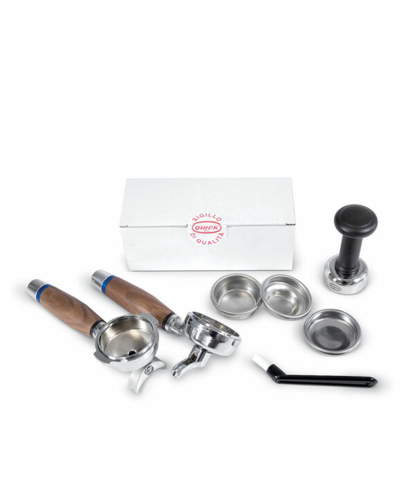 Siebträger 1er Auslauf Nussholz